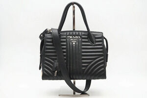 Prada Esplanade leather Handbag Black